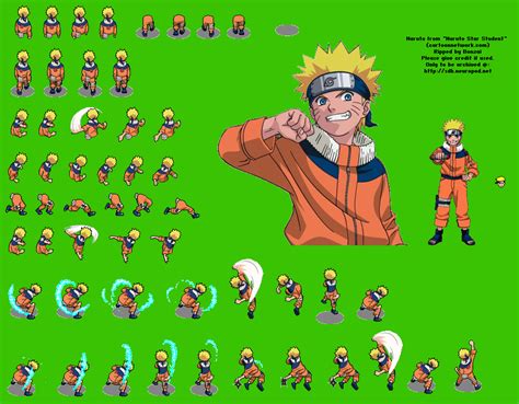 Image Naruto8png Naruto Sprite Sheet Database Fandom Powered By