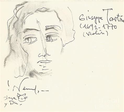 giuseppe tartini portrait drawing by nenad marincic fine art america