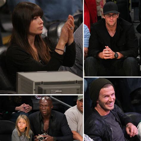 Jessica Biel Engagement Ring Pictures At Lakers Game Popsugar Celebrity