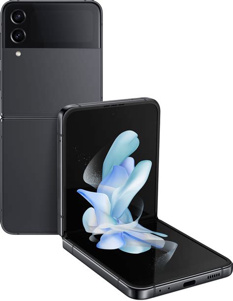 Samsung Galaxy Z Flip4 256gb Unlocked Graphite Sm F721uzaexaa Best Buy