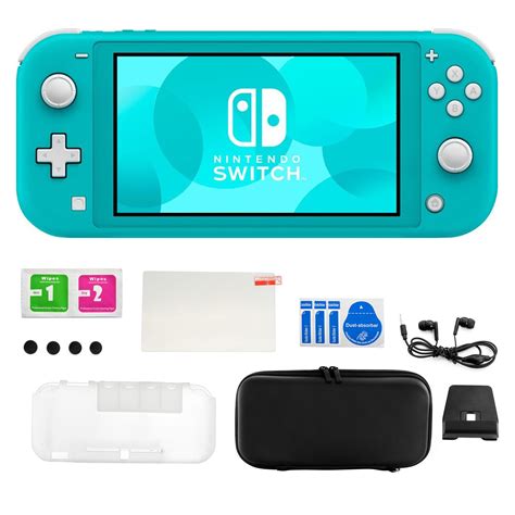 Nintendo Switch Lite In Turquoise With Accessory Kit