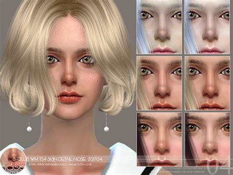 The Sims Resource S Club Wm Ts4 Skin Detail Nose201704