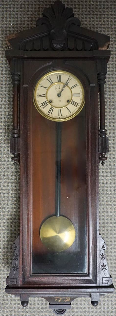 Lot Ansonia Clock Co Baghdad Regulator Wall Clock