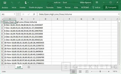 Como Importar Datos Csv A Excel