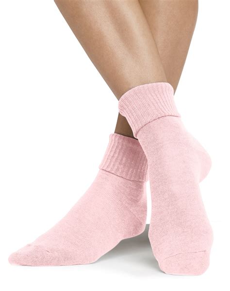 Hanes Womens Value 5 Pack Cuff Socks