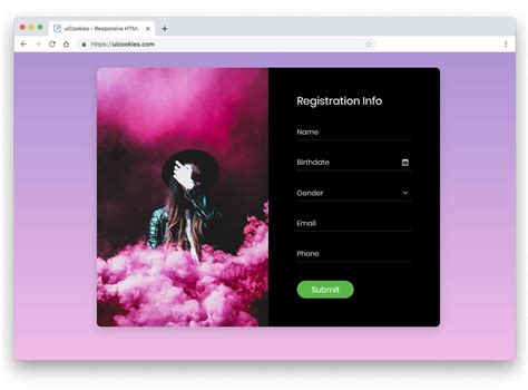 Most Beautiful Css Forms Designed By Top Designers In