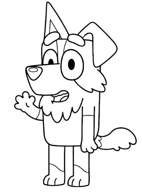 18 Bingo And Rolly Coloring Pages Bluey Mackenzie Brumm Ludo Images