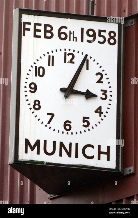February 6th Marks 60th Anniversary Munich Air Disaster Hi Res Stock