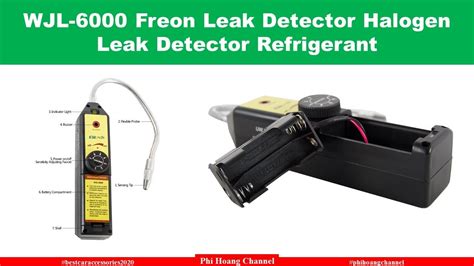 Review Wjl 6000 Freon Leak Detector Halogen Leak Detector Refrigerant