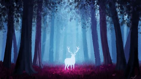 4k Galaxy Deer Wallpapers Top Free 4k Galaxy Deer Backgrounds