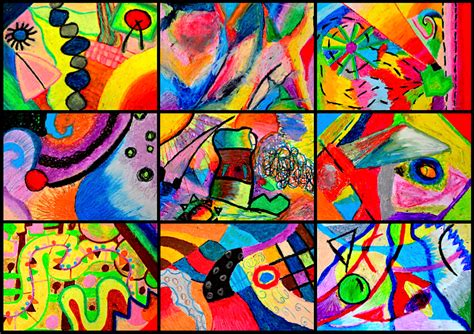 Emotions in abstract compositions | Abstract art projects, Abstract art lesson, Abstract art for ...