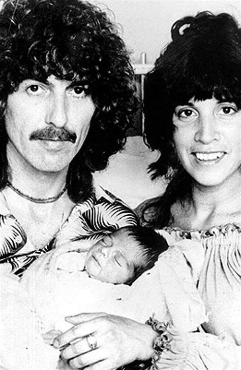 George Olivia And Baby Dahni Beatles George Harrison George Harrison Beatles George