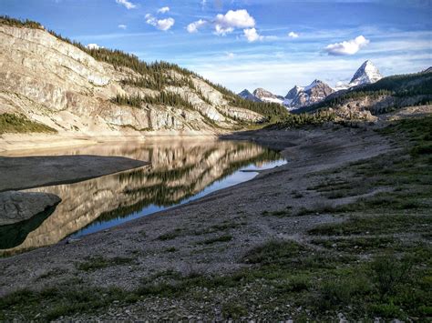 View Of Mount Assiniboine From Og Lake Canadian Rocky Mountains
