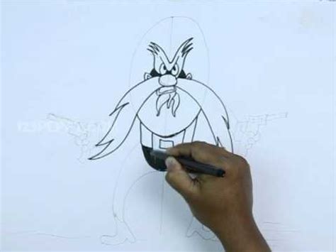 Here is how to draw. How to Draw Yosemite Sam - YouTube