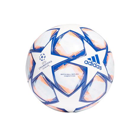 adidas Champions League Finale COM Spielball Weiss Blau Orange