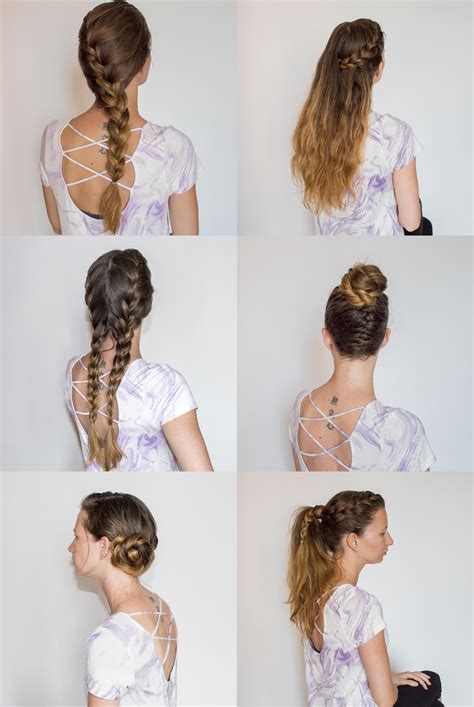 How To French Braid Diagram
