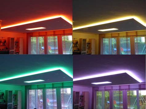 Indirekte beleuchtung an decke für ein tolles schlafzimmer. Indirekte Deckenbeleuchtung mit LED Strips