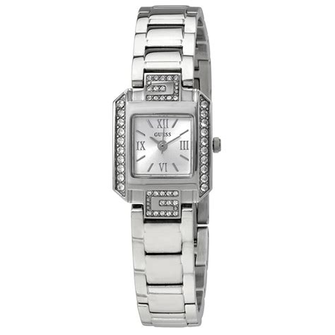 Free shipping & returns available. Guess Silver Dial Ladies Crystal Watch W0306L1 - Guess ...