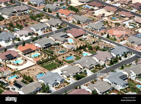 Houses In The Suburbs Of Las Vegas Nevada Usa Stock Photo Alamy