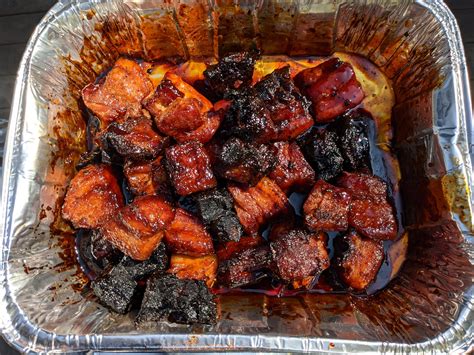 Homemade Pork Belly Burnt Ends Rfood