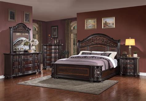 Rustic pine grain antique color hardware and vine details give this bedroom set a charming appeal thats perfect for any country inspired de. Allison 6 Piece Bedroom Set | Gonzalez Furniture