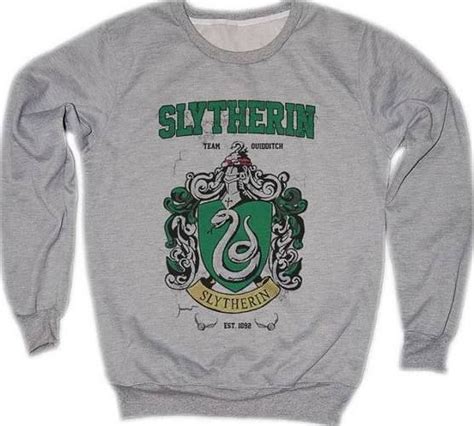 Slytherin Sweatshirt Slytherin Harry Potter Long Sweatshirt Sweatshirts