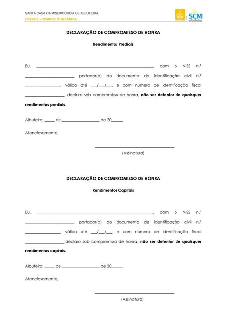 DeclaraÇÃo De Compromisso De Honra By Scma Issuu