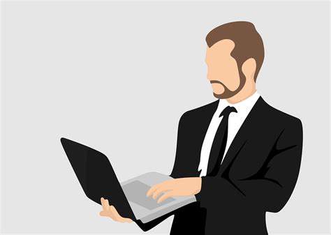 Man Business Cartoon Free Vector Graphic On Pixabay