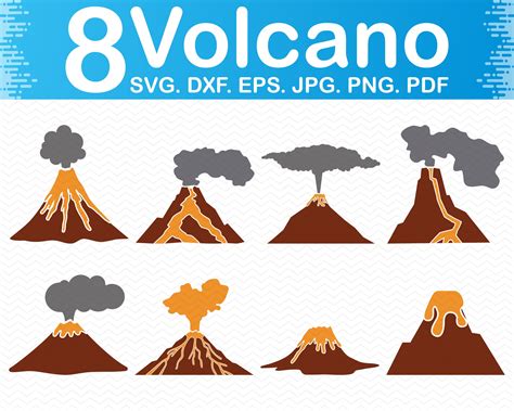Volcano Clipart Image