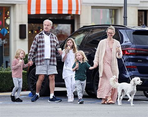 Kelsey Grammer And Kayte Walsh Take Their Kids For Ice Cream Hollywood Life