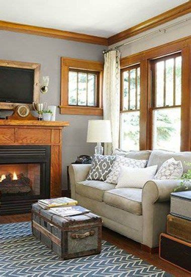 Estilo interiorhome interiormy … gray paint colors with wood trim benjamin moore hampshire gray, imperial gray, misted green, dry sage, palladian blue, heavenly blue, behr light french gray home contact sue. The 15 Best Paint Colours To Go With Oak (or Wood): Trim ...
