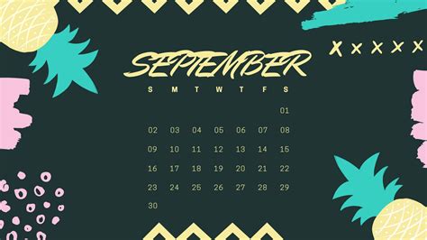Amazing September 2018 Desktop Calendar Printable Blank Calendar