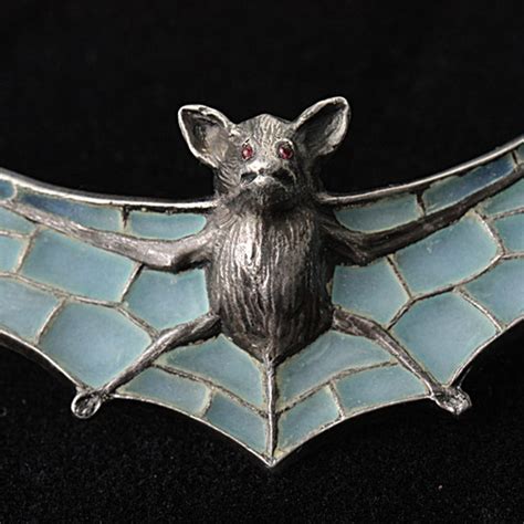 Jewelry Nerd — The Symbolism Of Bats In Art Nouveau Jewelry Bat Jewelry