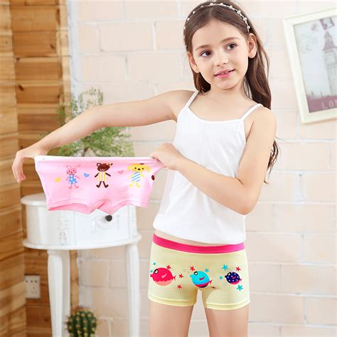 Girls Underwear Cotton Childrens Square Angle China Big Children