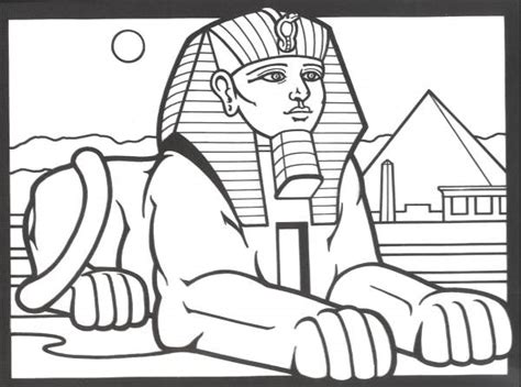 Egypt Pyramids Coloring Page Coloring Pages