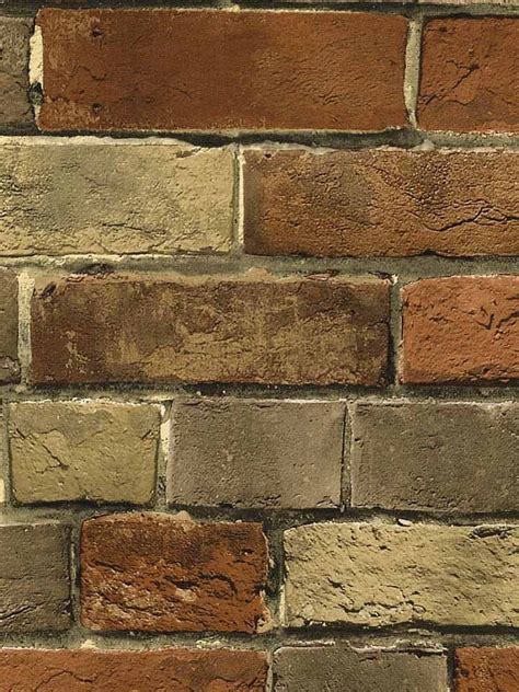44 Faux Brick Wallpaper