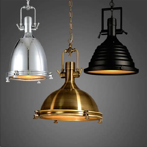 Pendant Lights Vintage Industrial Lighting Lamparas Retro Loft Nordic Hanglamp Copper E27 Lamp
