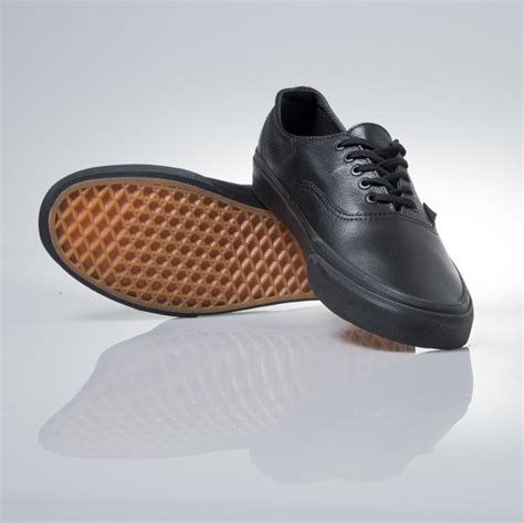 Vans Authentic Decon Premium Leather Black Black Vn 0 18cgkm