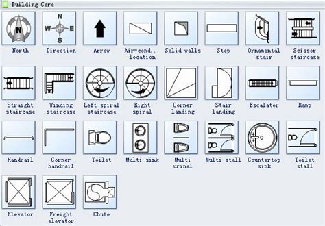 Floor Plan Symbols Architecture Symbols Layout Architecture