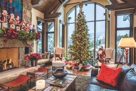A Colorado Home Decked Out For Christmas Mountain Living