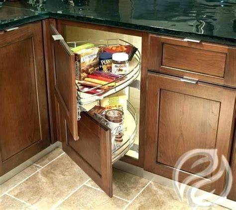 A lazy susan cabinet can make a corner cabinet more useful. kitchen lazy susan corner cabinet how to fix a lazy ...