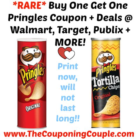Cheap Deal On Pringles Chips Walgreens 100 Each Free Printable