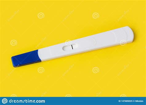 Pregnancy Test One Line Stock Image Image Of Motherhood 147685025