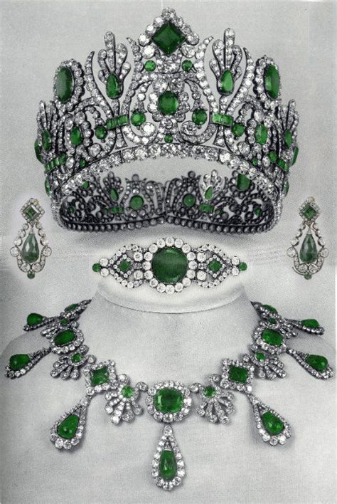 Emerald Parure That Belonged To Archduchess Marie Louise Of Austria