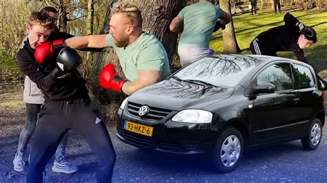 Onze Nieuwe Auto And Knock Out Geslagen In Amsterdam Mickandthijs Youtube