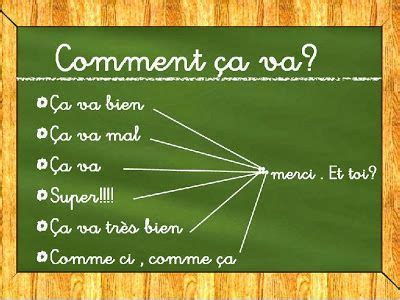 Français pour souris: Comment ça va? | French expressions, L'éducation ...