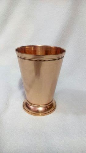 Plain Round Copper Glass Size 10 X 7 X 7 Cm Capacity 350 Ml At Rs