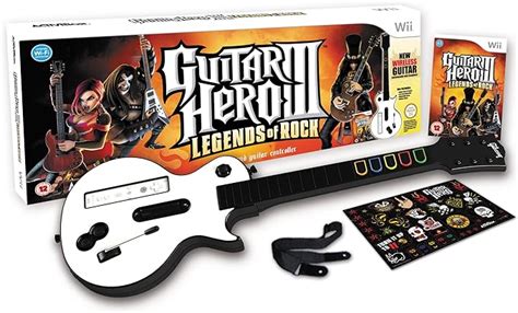 Wii Guitar Hero 3 Legends Of Rock Les Paul Gitarre Amazon Es Videojuegos