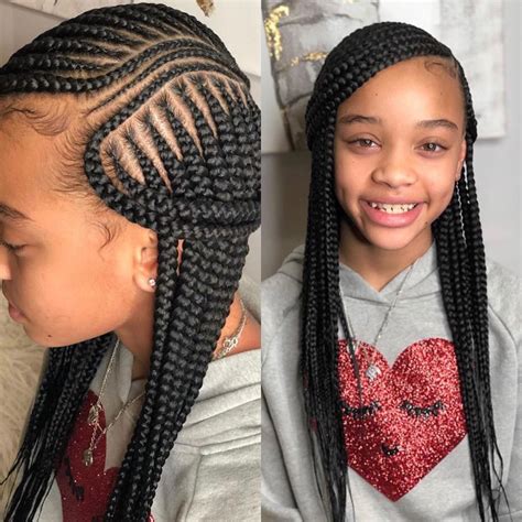 In the event that the kid is squirm, at that point don't pick troublesome weaving, as your child may not sit for quite a while and the hairdo won't work. 15+ Latest Lil Girl Braided Hairstyle Latets in 2020 (With ...