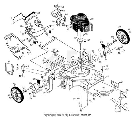 Poulan Pp722l Mower Parts Diagram For Assembly